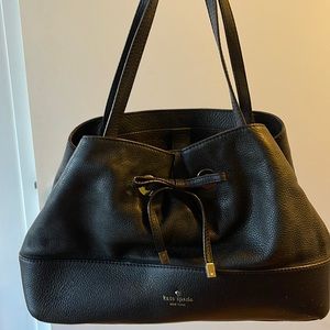 Kate Spade Black Leather Shoulder Bag/ Purse